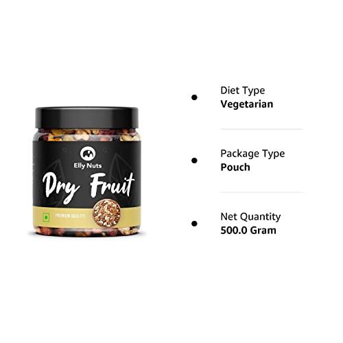 Elly Nuts Elly Nuts 100% Natural and Premium Healthy Mix Dry Fruits and Nuts | Healthy for Every Occasion Fresh and Healthy Dry Fruits (100 Gram) - Diwali Gift Pack