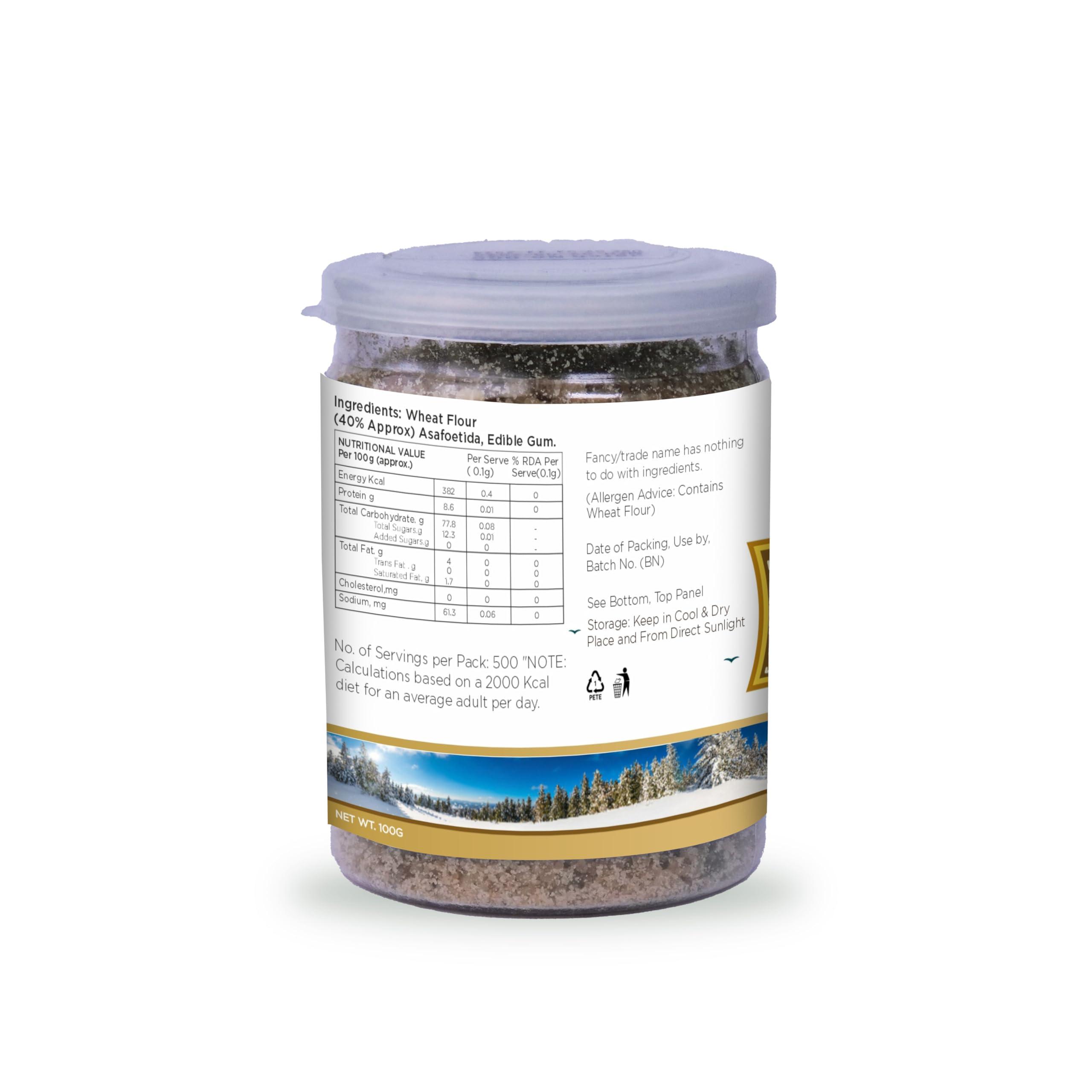 LMG LMG Golden Leaf Hing | Asafoetida Hing Powder | Heeng | Perungayam | Rich Flavour and Taste (100 Gram)