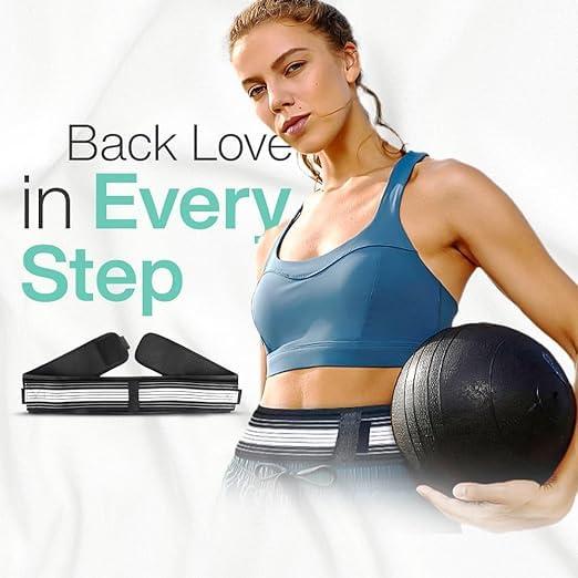 GROWTOP GROWTOP Sacroiliac SI Joint Hip Belt - Lower Back Support Brace for Men and Women - Hip Braces for Hip Pain - Pelvic Support Belt - Trochanter Belt