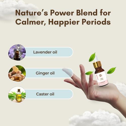 Nabhi Sutra Nabhi Sutra Hair Growth Support Oil - Hair Fall, Dandruff Control Oil + Period/Menstrual pain Relief Oil - | Instant Relief from Menstrual Cramps for women - Belly Button OIl