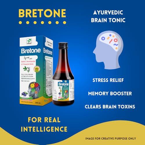 Prime Prime Bretone Shankhpushpi Syrup is loaded with Brahmi, Shankhpushpi and 11 essential herbs. It helps sharpen the memory, keep brain healthy and helps live a stress free life. (200 ml x 2)