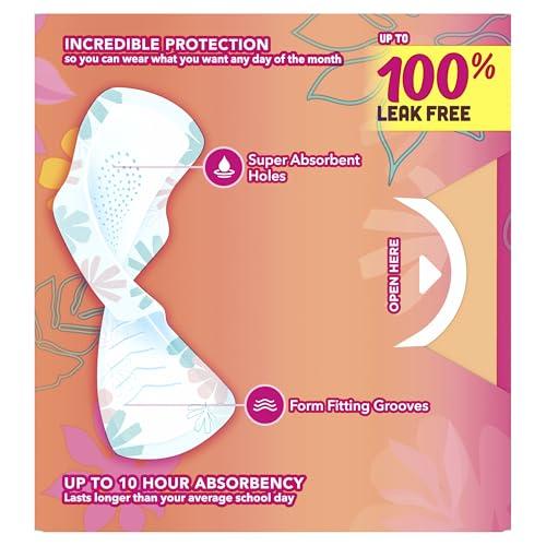 Always Always Totally Teen Always Radiant Infinity Pads, 14 Count
