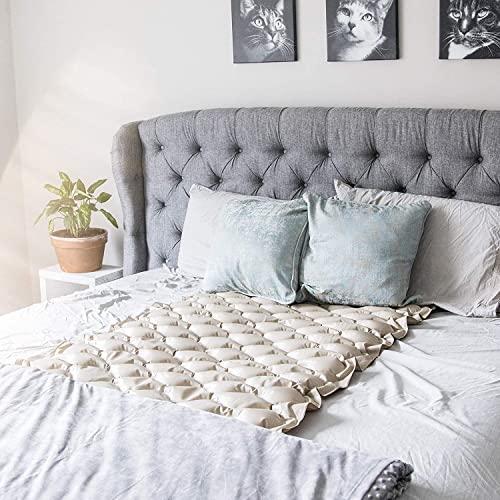 savsons savsons Air Mattress Anti Decubitus Air Pump and Bubble Mattress (Brown) Extra Back Support Quick Air Pump to Adjust Pressure | Airbed for Bedridden Patients, Men & Women-