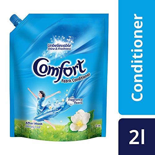 Comfort Comfort After Wash Morning Fresh Fabric Conditioner Pouch - 2 L & Advanced Detergent Powder - 7 kg Combo