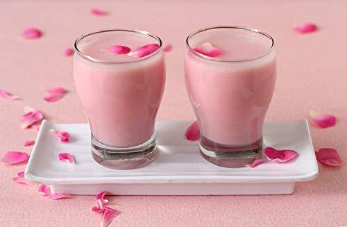 neotea Neotea Rose Milk Mix Powder Rose Flavored Milk Powder | Rose Milk Thick Milkshake Mix | Natural Rose Petals | Rose Premix Powder | Instant Rose Flavour Milkshake | Refreshing Milkshake Powder 200 GM
