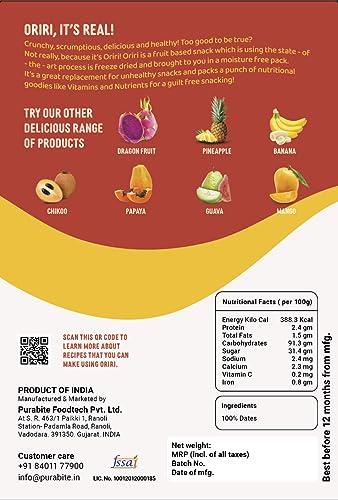 oriri Freeze Dried Dates by Oriri | 100% Natural and Healthy | Sugar free snack | Vegan | 25 grams