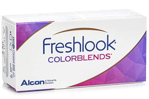 ALCON Freshlook Colorblends Contact Lens with Lens Case & Solution - 2 Pieces (-4.75,Gemstone Green)