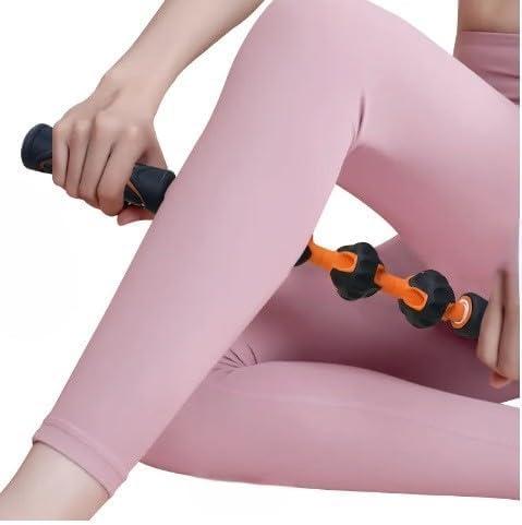 GNOLY GNOLY Durable Reusable Muscle Massage Roller Neck and Back Relax Stick Professional Body Massager Pain Relief Roller Tool (1Pcs)