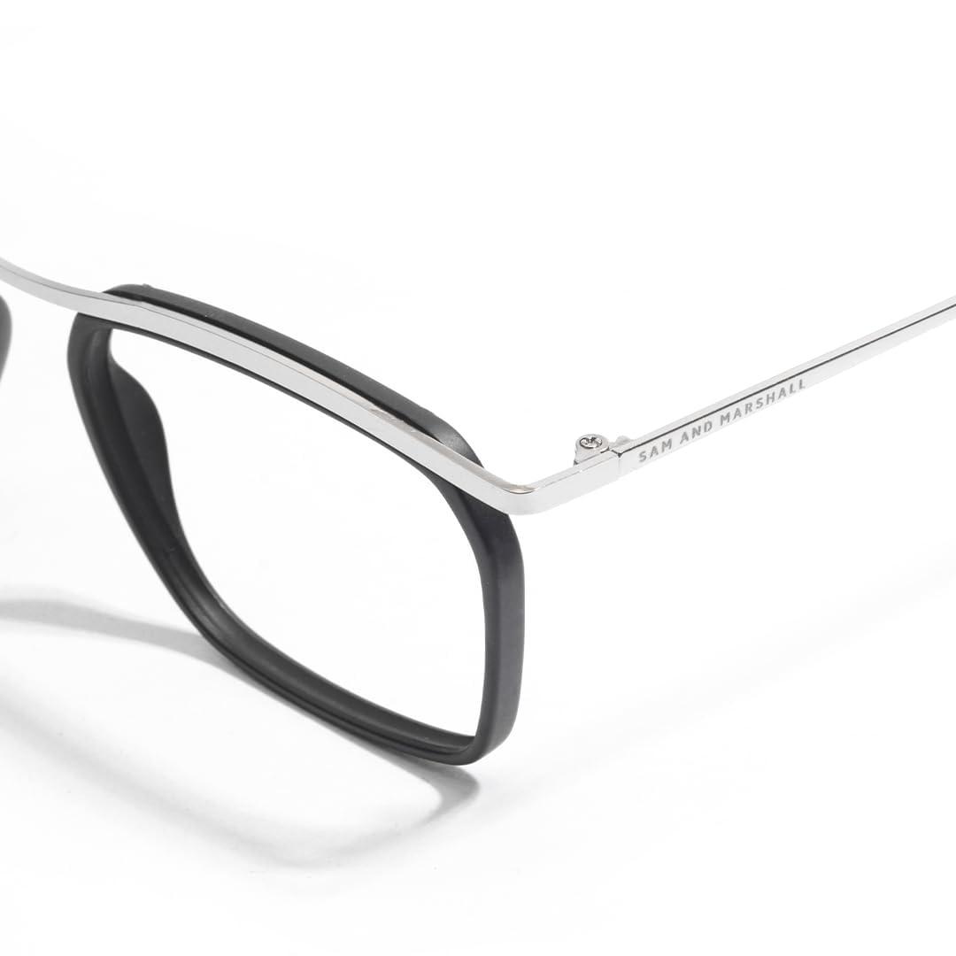 SAM & MARSHALL SAM AND MARSHALL CHARLIE Frame I Light Weight Frames I Tinted Metal Frames I Prescription Friendly Glasses I Rectangle Shape I Men & Women