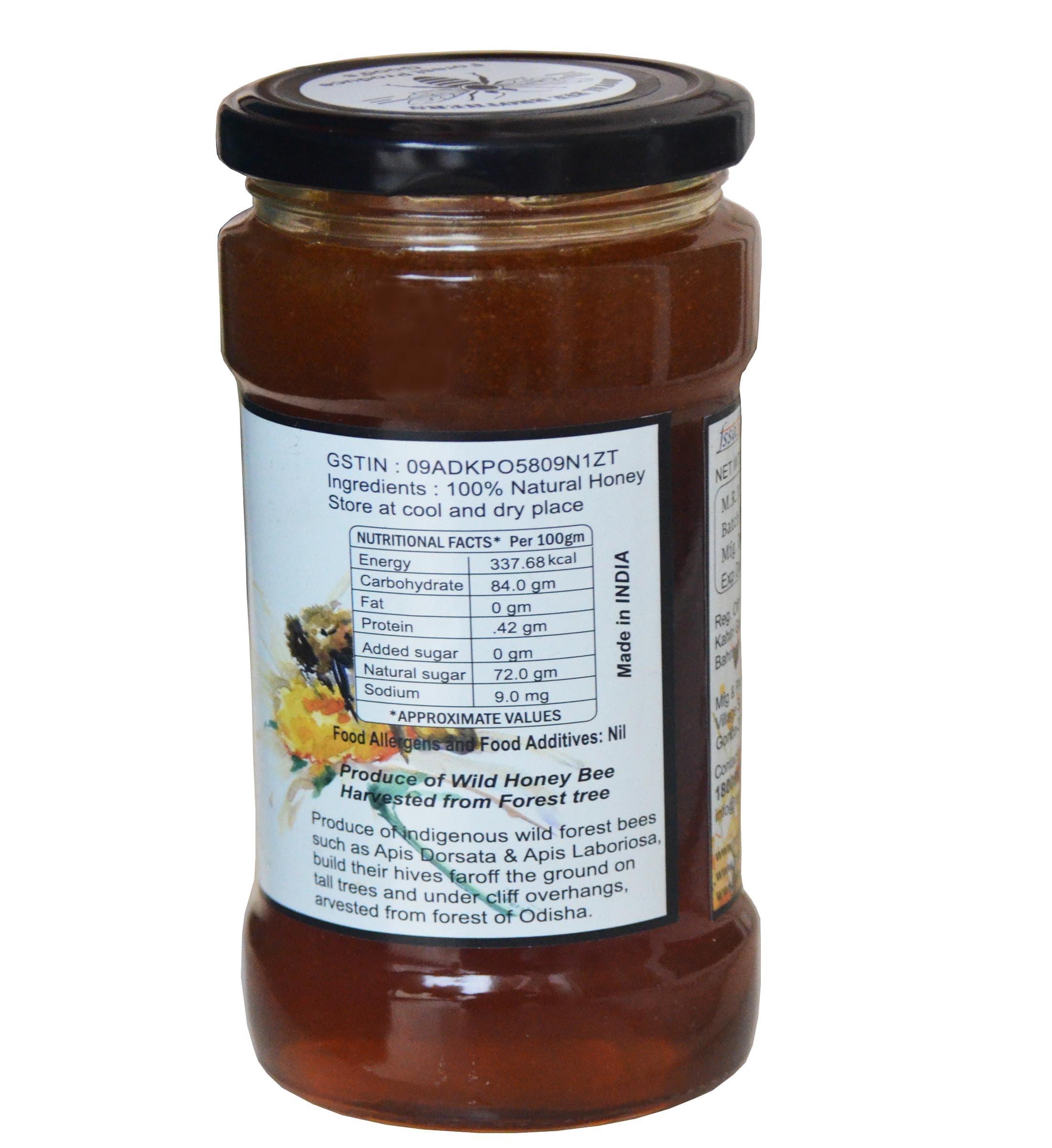 Royal Bee Brothers Royal Bee Brothers | Tribal Natural Forest Honey | Produce of Wild Honey Bees | 100% Raw, Unprocessed, Unheated, Unfiltered, No Chemical, No Adulteration | 250 g