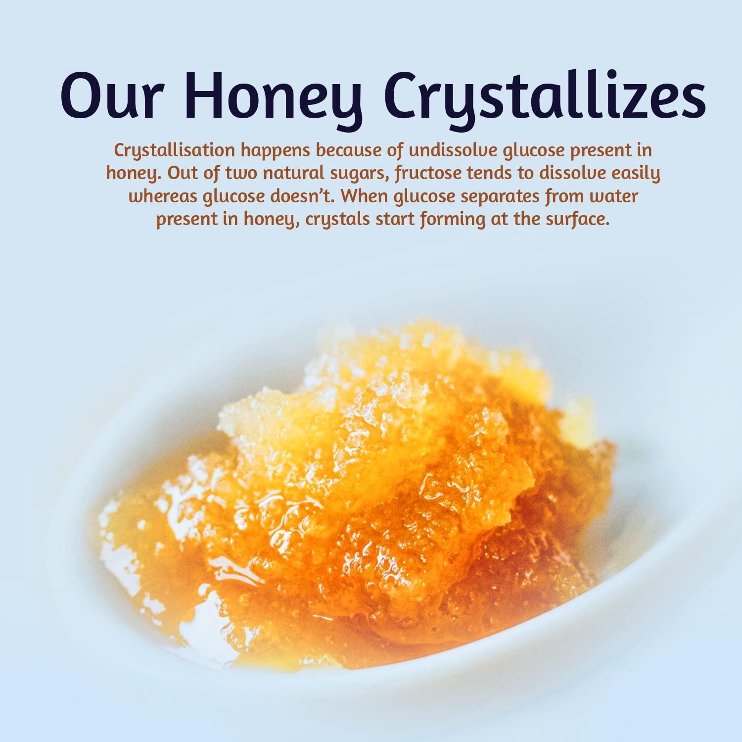 Honey All Day Honey All Day - Raw Honey Pouch Pack of 08 | 100% Pure natural & Unprocessed Organic Honey | Ethically sourced from the forests of Bengal | Honey in fresh | 100% Certified & Test (70gm each)