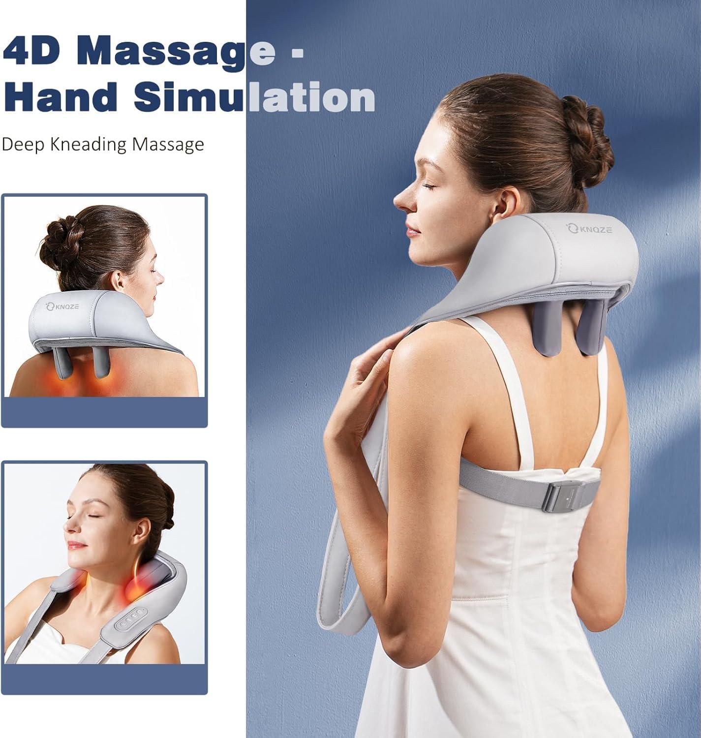SELLASTIC SELLASTIC Neck and Back Massager, Neck Massager with Heating, Body Massager for Body Aches and Pains Relief, Electric 5D Cervical Neck Massage Machine for Deep Tissue Neck, Back, Shoulders, Waist and Legs - 6 Month Warranty