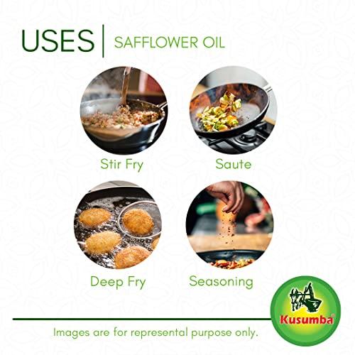 KUSUMBA KUSUMBA pure 100% Chemical Free Cold Pressed Safflower Oil PET Bottle