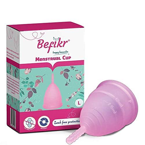 JWL Large Period Cup / Menstraul Cup Befikr Silicon Cup For Women Girls