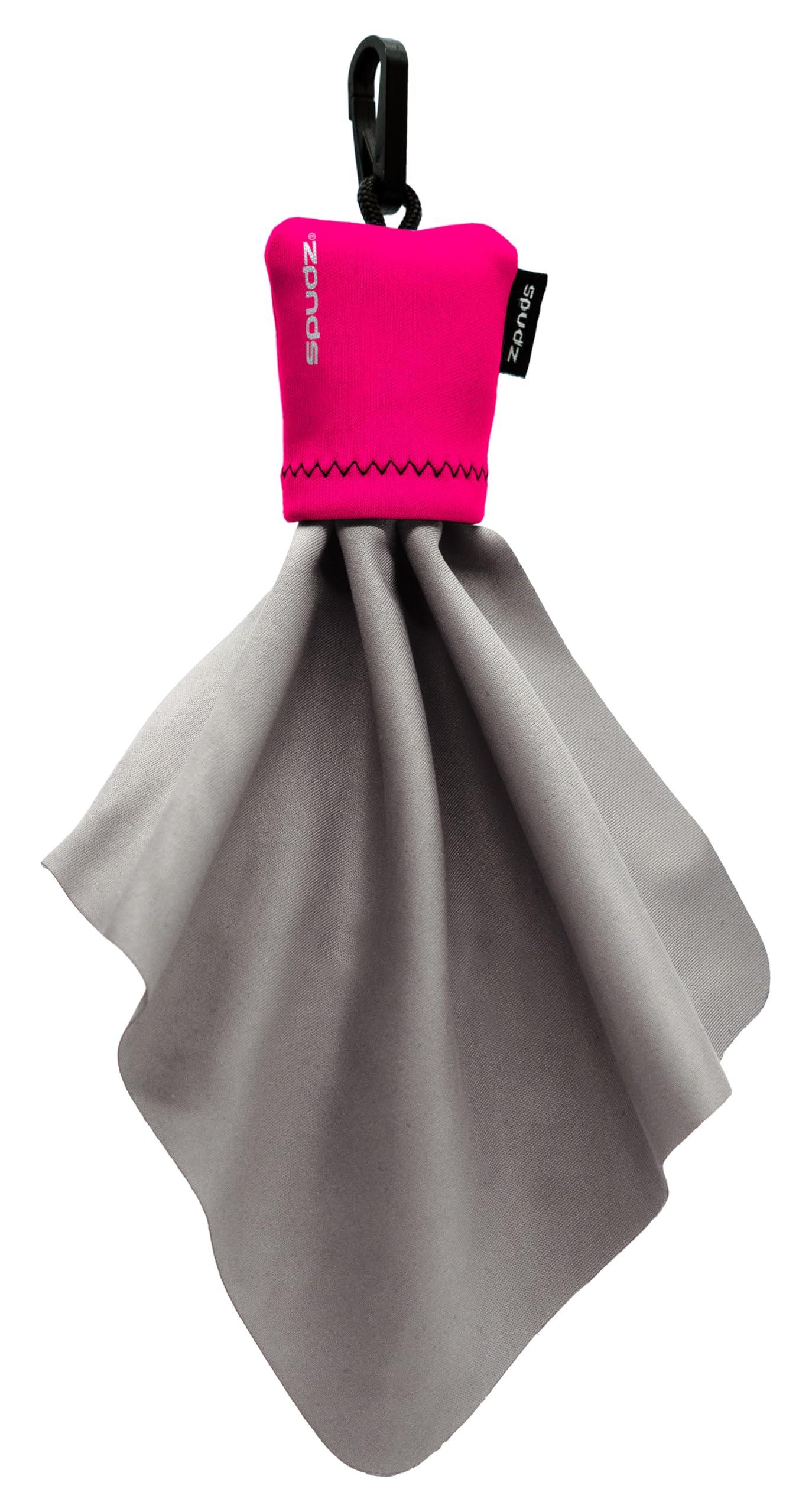 SPUDZ Alpine Innovations Spudz Classic Microfiber Cloth Screen Cleaner And Lens Cleaner - Pink (Regular, 6 X 6 Inches)