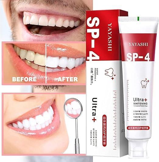 CRULLA SP 4 Toothpaste | sp 4 Toothpaste Ultra Whitening | Ultra Teeth Cleaner, 50g Fresh Mint Flavor (Set of 1)