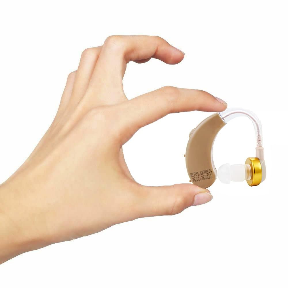 Enlinea Enlinea Instant fit V 163 BTE Hearing Amplifier Listening Device for Seniors and Adults with Moderately Severe Hearing Loss 3 Month Seller Warranty.