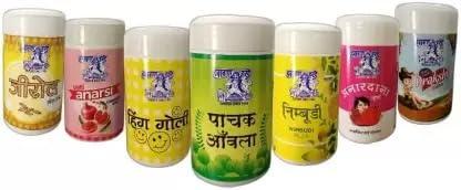 Hawaban Harde Hawaban Harde Combo Pack of Pachak Amla, Hing Goli, Nimbudi, Anarsi, Anardana, Jeerol Jeera Goli, Drakshol 50g Each