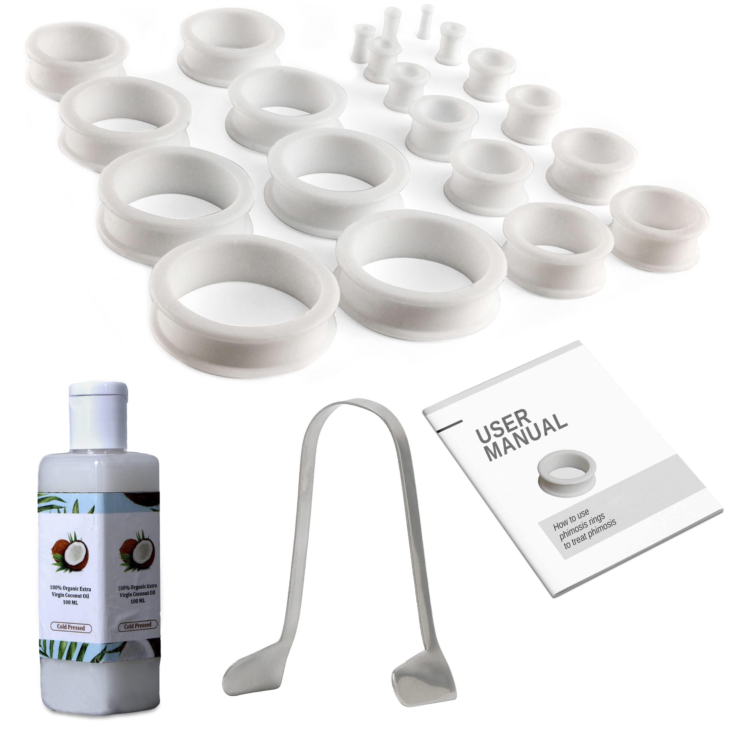 Phimostretch Phimostretch Phimosis Stretcher Rings Kit; 20 Rings (3 mm to 38 mm)