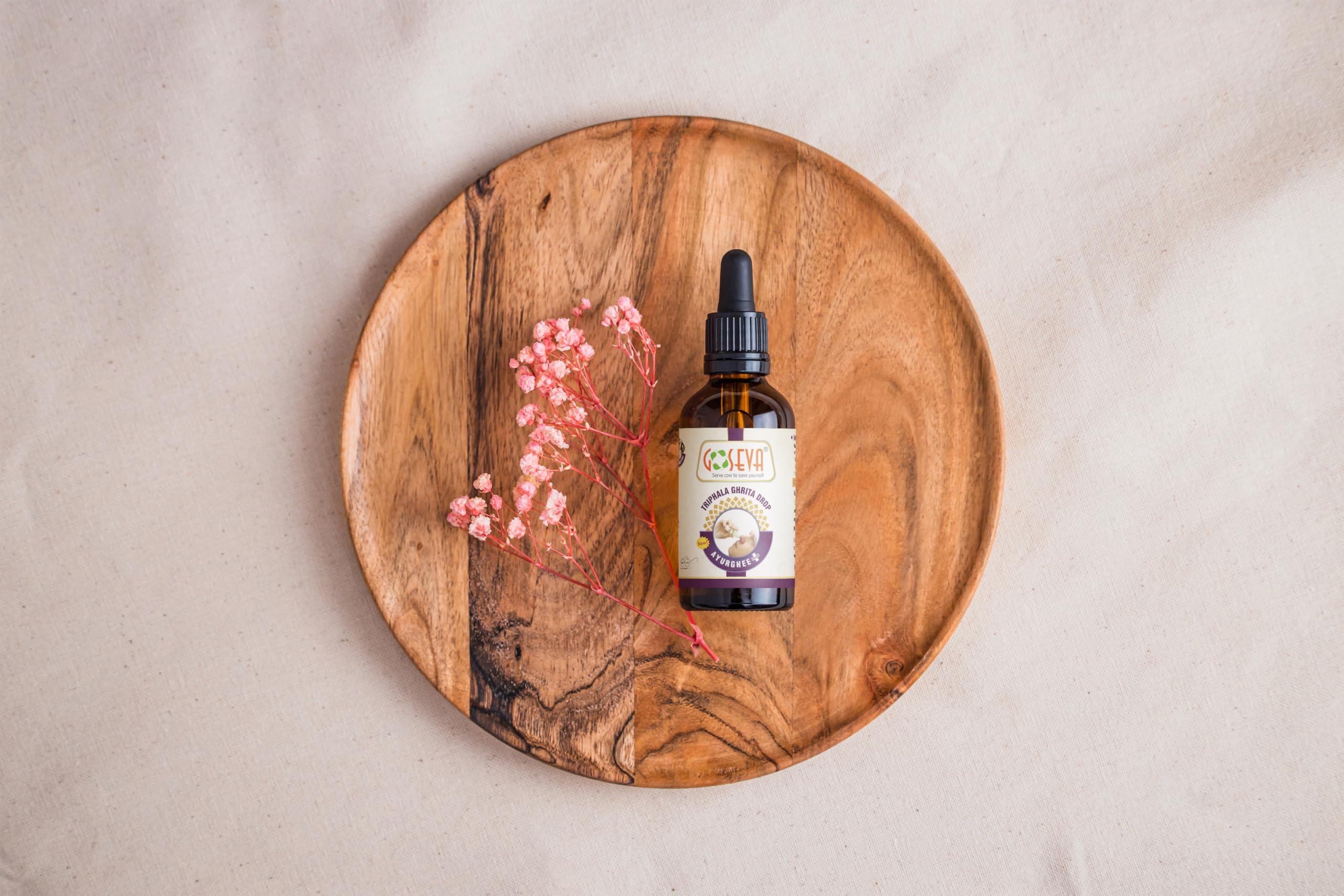 GOSEVA Triphala Nasya 10ml | Nasya Karma Kit | Panchagavya Nasya | Nasal Drop | Nabhi Oil | Belly Button Oil | Nasya | Gir Cow Nasya