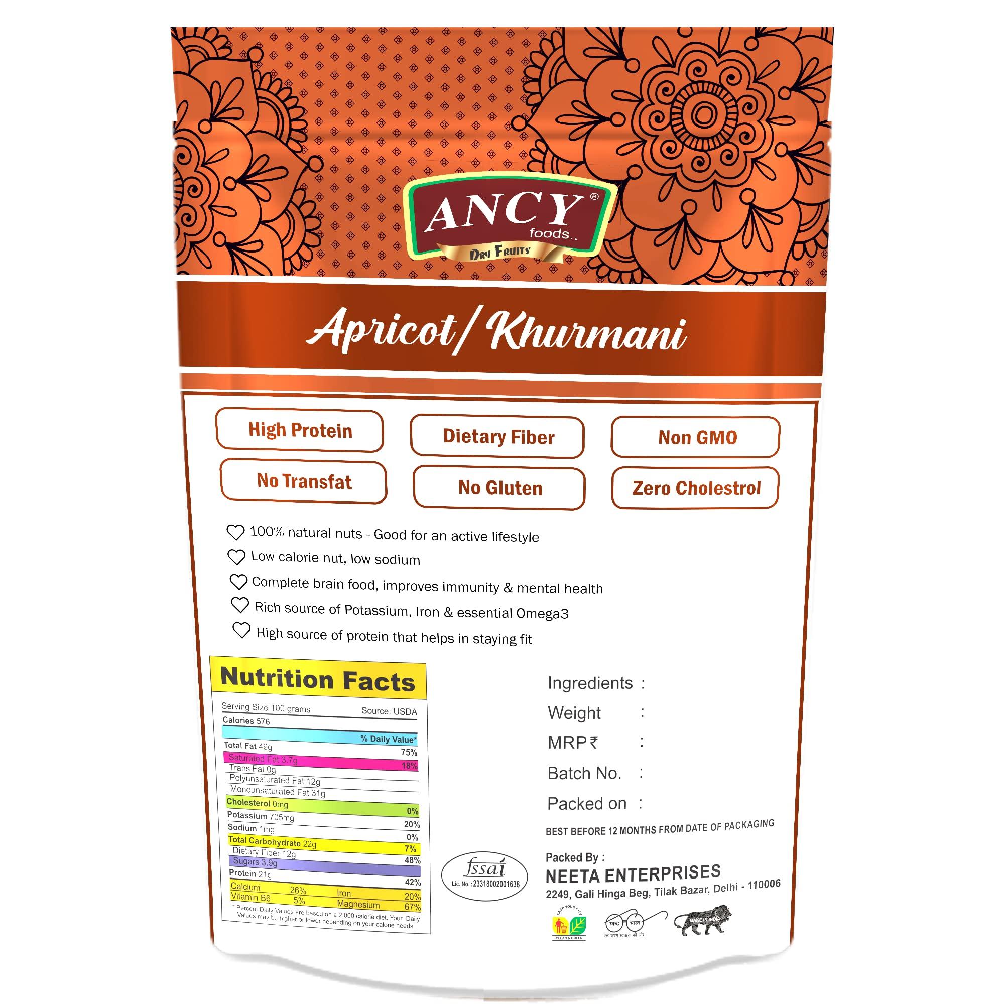 Ancy Ancy Dry Fruits Afghan Apricot Natural 250g