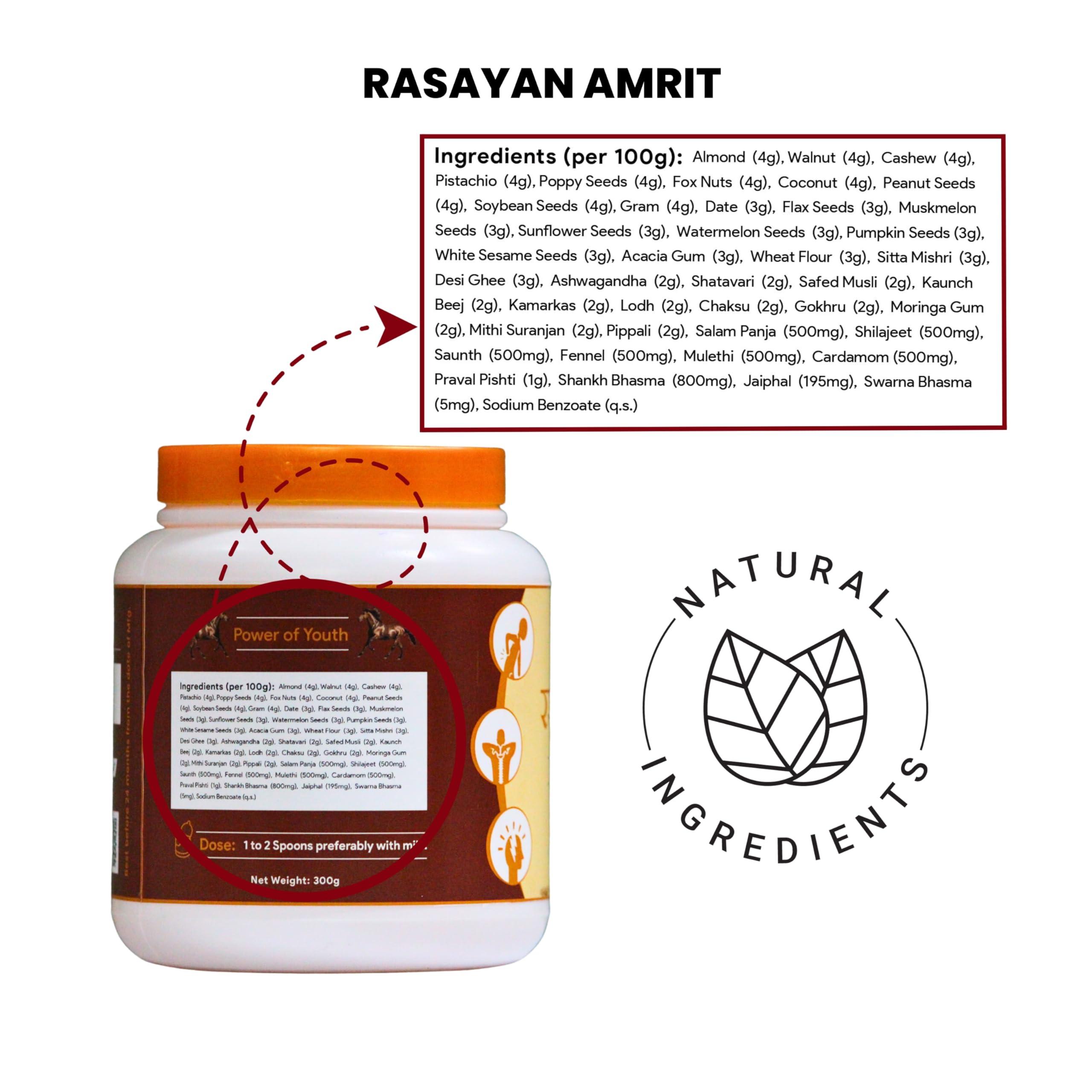 SHREE SAKSHI AYURVEDA SHREE SAKSHI AYURVEDA Rasayan Amrit Best Ayurvedic Formula 300g