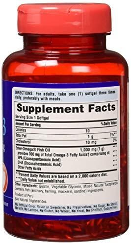 Puritan's Pride Puritan's Pride Omega-3 Fish Oil 1000 mg (300 mg Active Omega-3)-100 Softgels