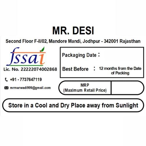 MR. DESI Popcorn Kernels Extra Crunchy Popcorn Maize (100% of The kernels pop) [Now Enjoy Movie Theatre Style Butterfly Popcorn at Home] (1kg)