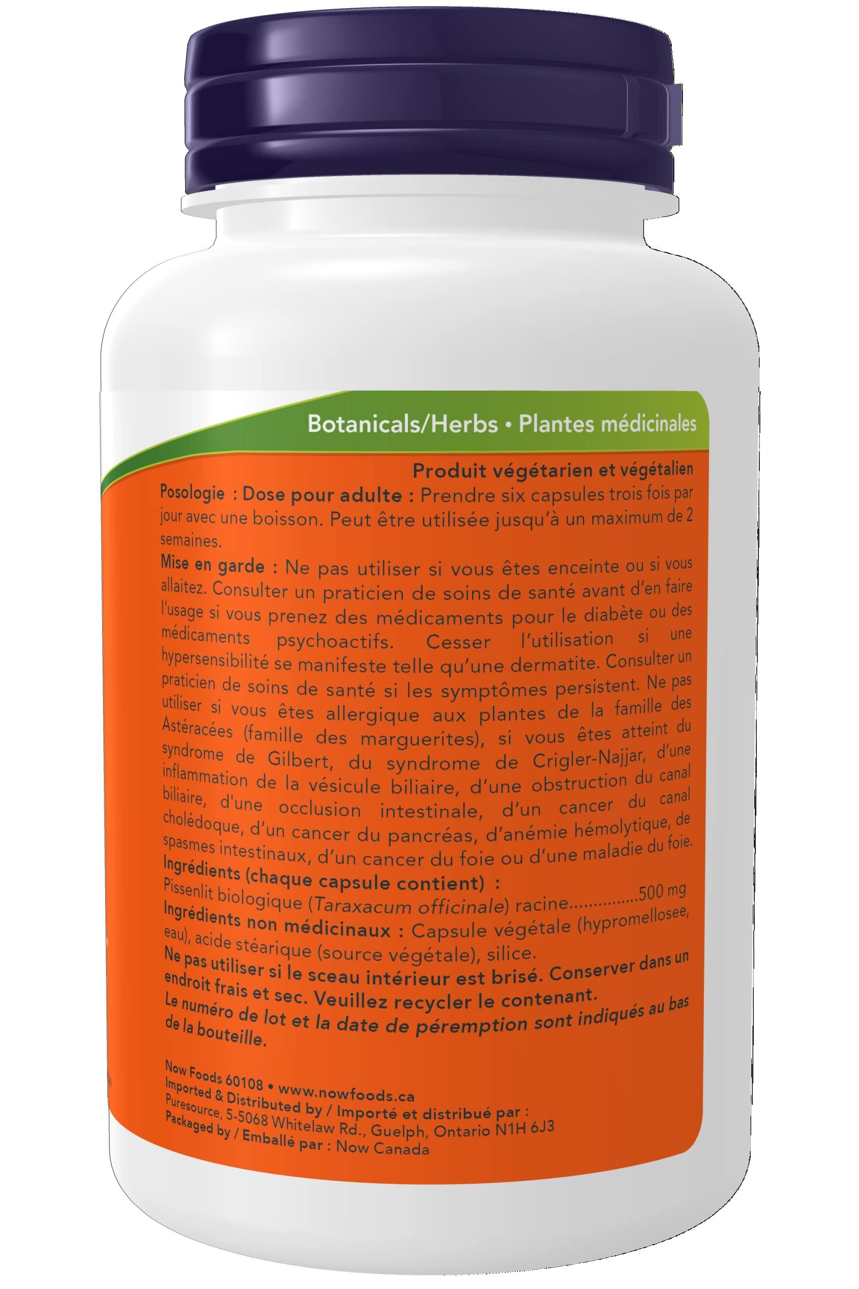 Now Foods Now Dandelion Root 500mg 100vcap