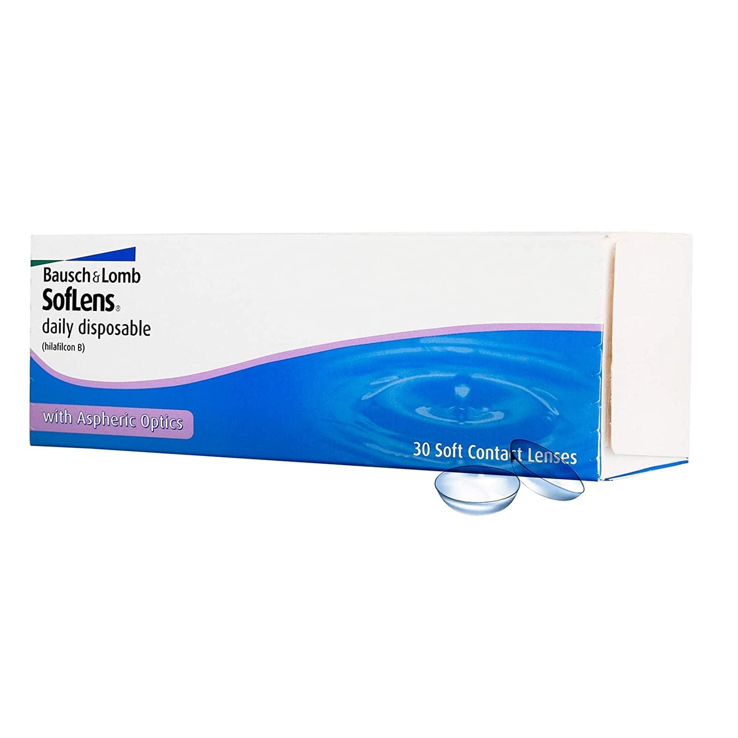 Bausch & Lomb Bausch & Lomb Soflens Daily Disposable Contact Lens (30 Lens Pack -6.50)