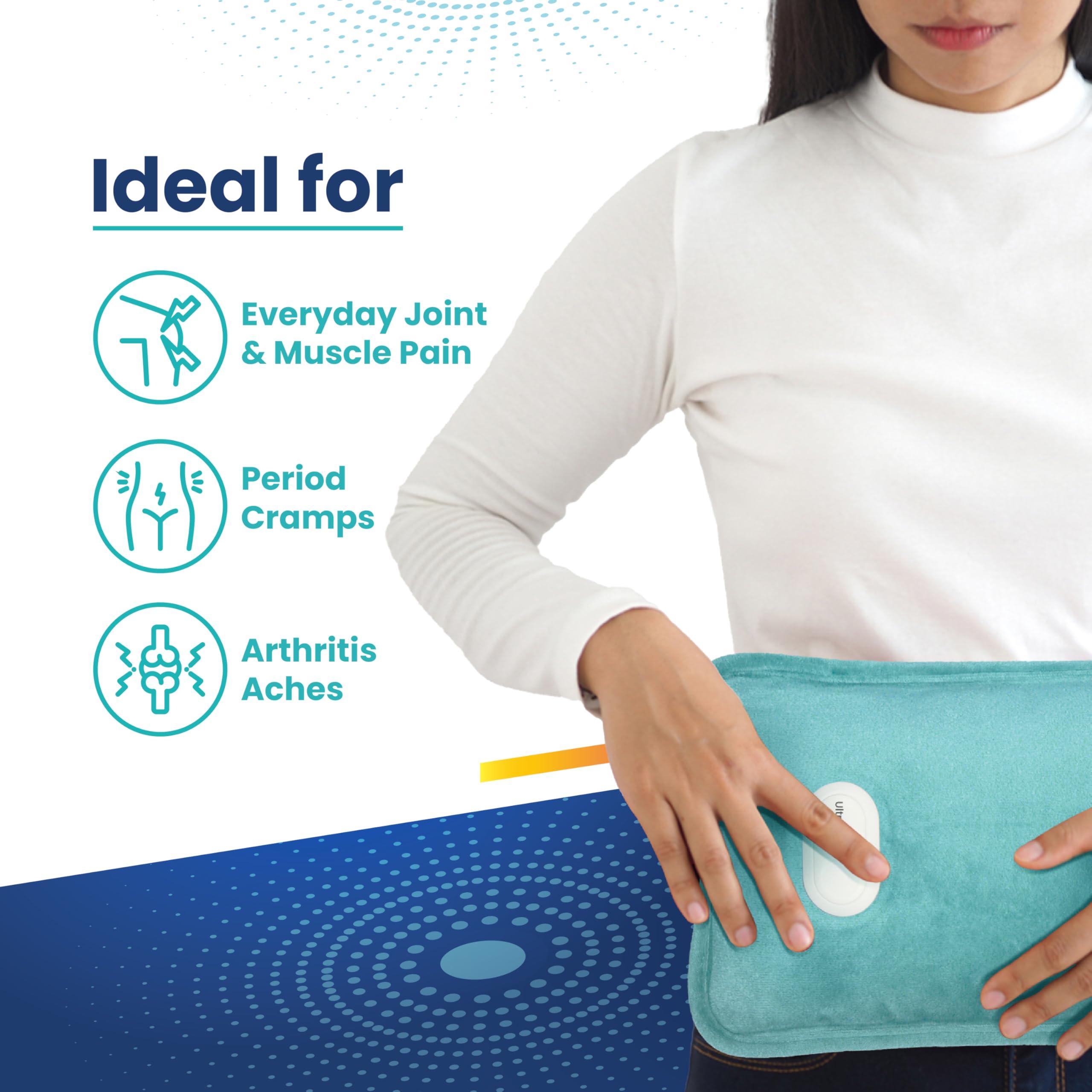 UltraCare PRO UltraCare PRO UltraCure Premium Electric Hot Water Bag - For Joint & Muscle Pain - Period Cramps - Arthritis Aches - 6 Layer Protection - Fast Heating - Smart Heating - Dual Insulation