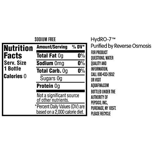 Aquafina Aquafina Purified Drinking Water, 12 oz (Pack of 8)