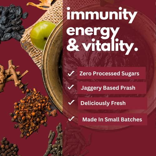 VEDA Veda Chyawanprash (450 gms)| Immunity Booster for all age groups | Jaggery based - Sugar free Chyawanprash