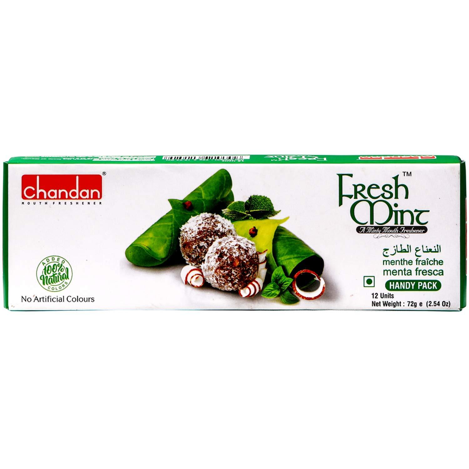 Chandan Mouth Freshener Chandan Mouth Freshener Fresh Mint Paan, 2.54 oz / 72 g