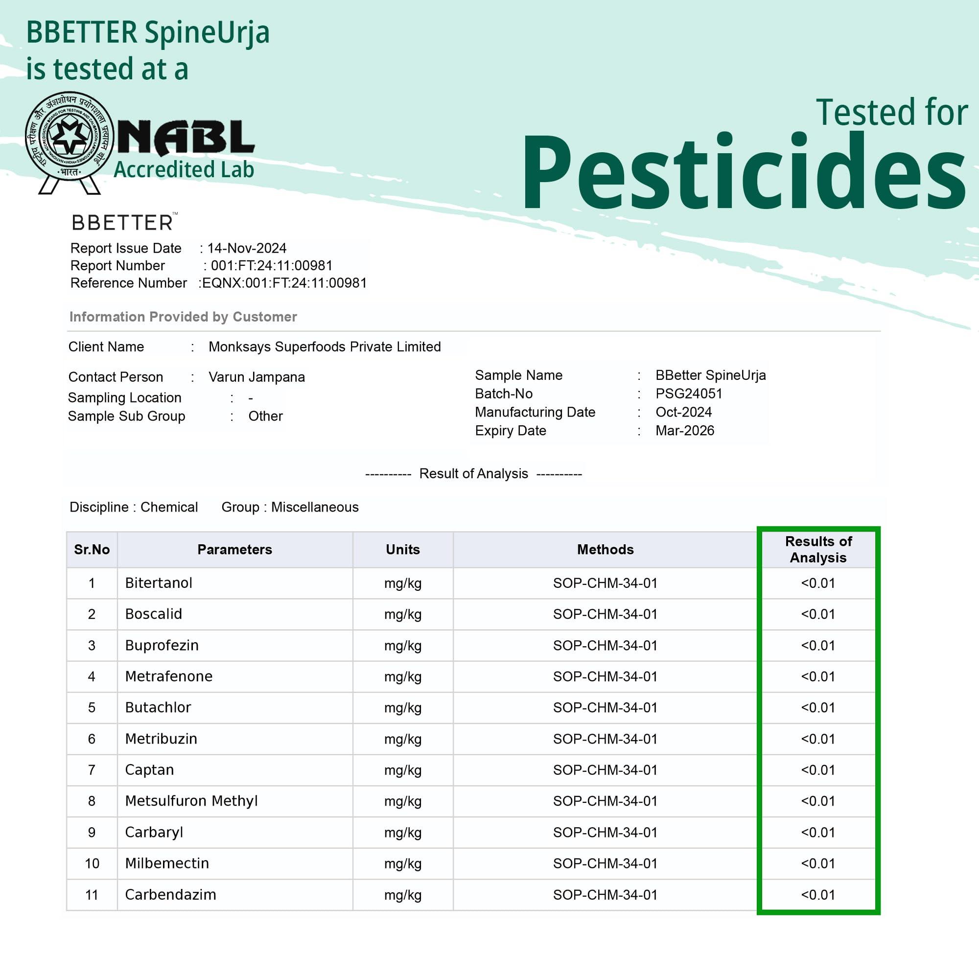 BBETTER BBETTER SpineUrja -Ayurvedic Lower Back Pain Relief & Sciatica Relief | Made by Taila Paka Vidhi Method | 120 Softgels