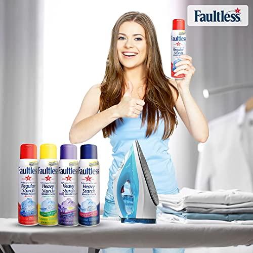 Faultless Faultless Instant fabric stiffener spray for clothes | Wrinkle free instantly | Linen Clothes & Sarees | For All Types Of Clothes | Pack of 01 |