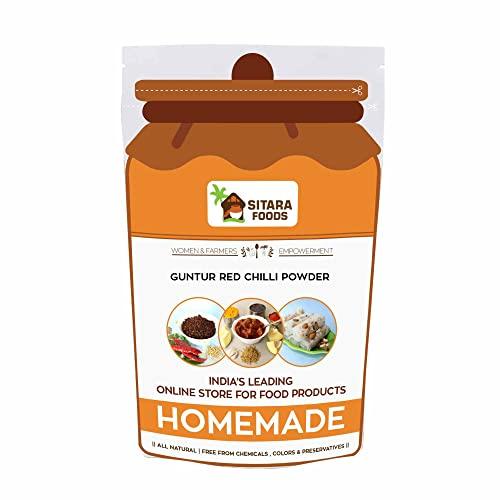 Sitara Foods Chilli Powder Guntur Red Chilli Powder Karam Podi 250