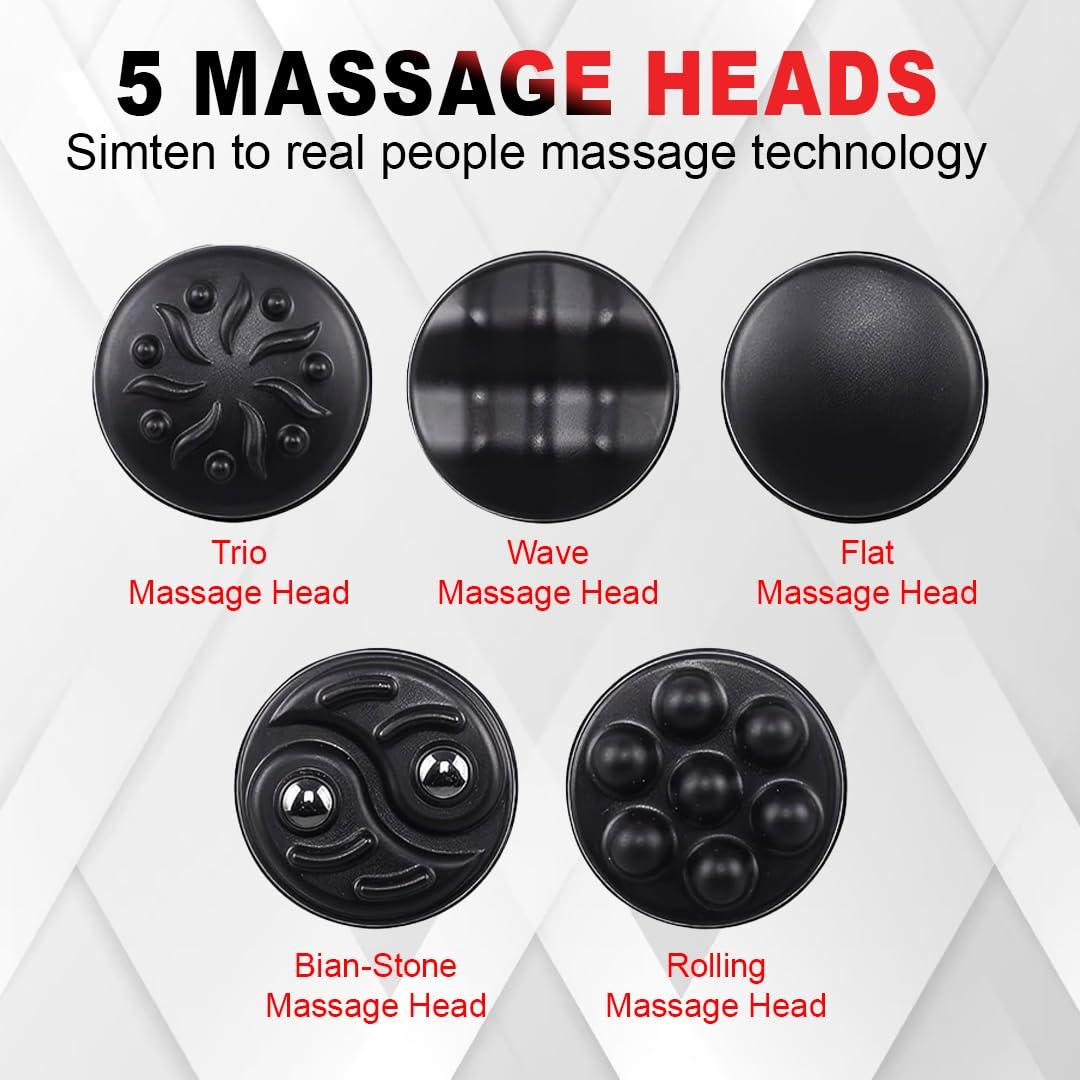 RoboTouch Robotouch Body Bliss Full Body Massager Machine for Pain Relief | Body & Back Pain Relief Product | Handheld Electric Manipol Mini Massager | 6-Speed Controller