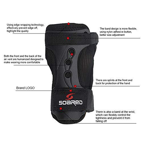 KKmoon-1 Wrist Guards Wrist Pads tective Gear Hand Pads for Snowboard Roller Skating Skiing Scooter Adults Womens Mens Kids