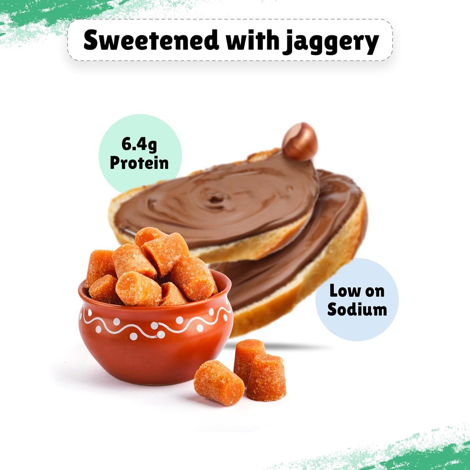 Little Joys Little Joys Chocolate Spread for Kids | Sweetened with Jaggery | With Rich Hazelnut, Cocoa, Ragi & Bajra | No Refined Sugar, No Palm Oil, No Preservatives | 300g