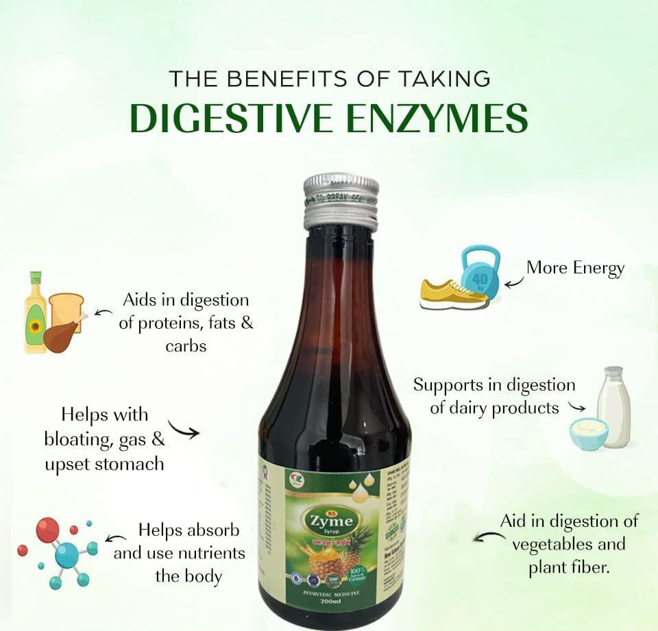 Herbory Herbory NS Zyme Syrup- 200ml, Pack of 1