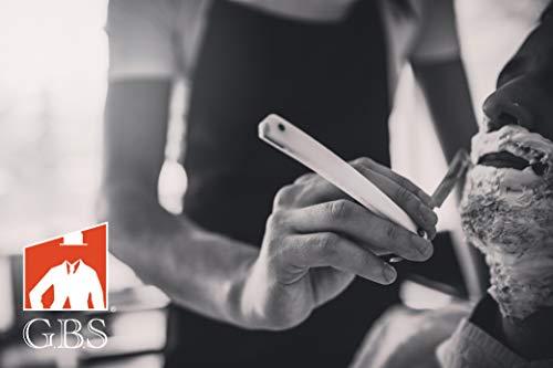 GBS Leather Straight Razor Case -- Brown Leather with Snap Button