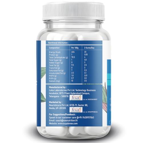 Supplenex Supplenex Ginseng Gum Panax/Korean Ginseng Root Extract 30 Chewing Gum | 150mg Per day | Supports Energy, Vitality & Strength | For Men & Women