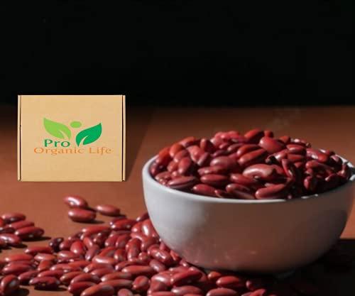 PRO ORGANIC LIFE Pro Organic Life lal rajma, red lobia beans, red rajma organic rajma fresh, small rajma 1.800 kg