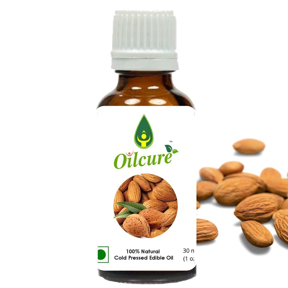 Oilcure Oilcure Almond Oil Cold Pressed | 30 ml | Badam Ka Tel