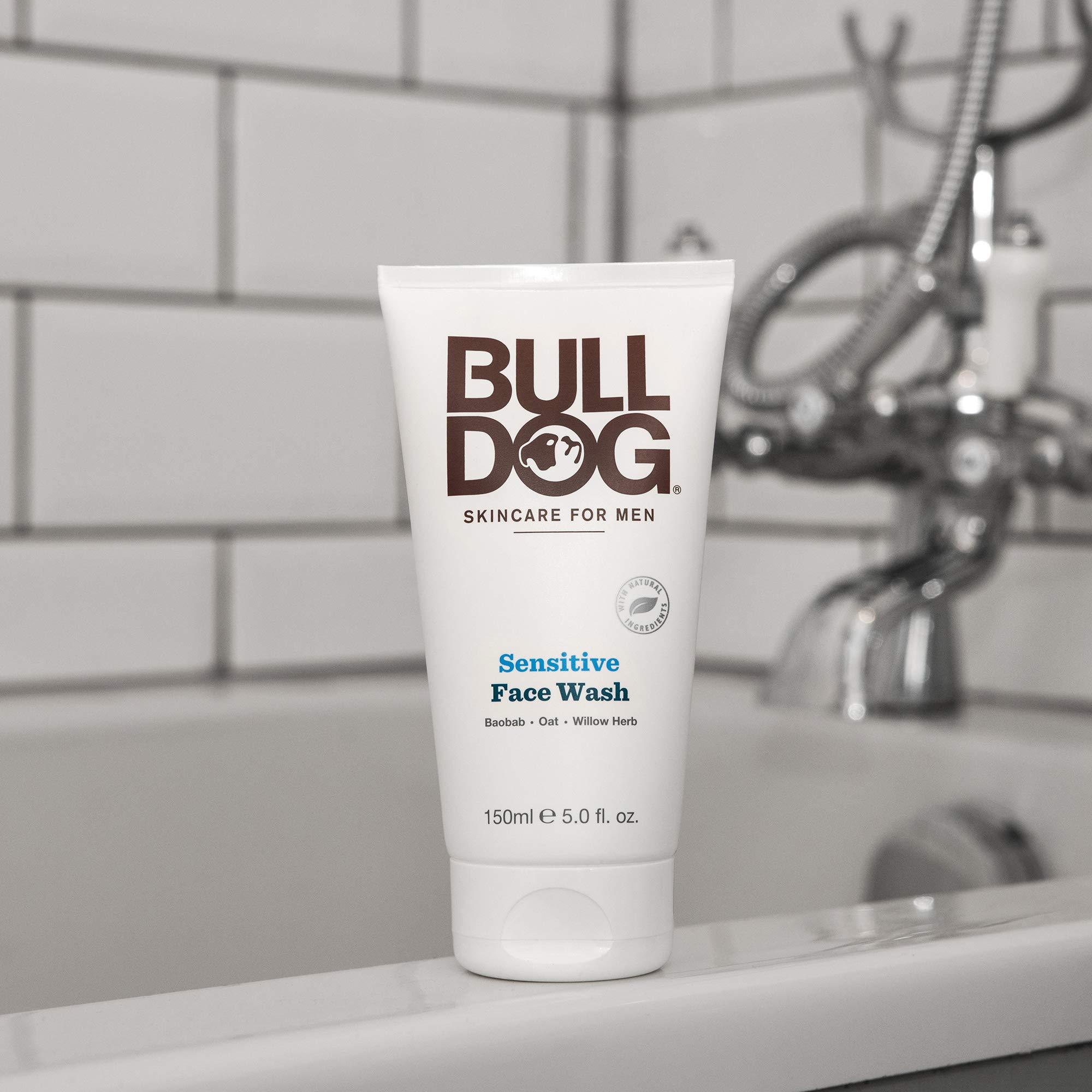 BULLDOG SKINCARE FOR MEN Bulldog Mens Skincare and Grooming Sensitve Face Wash, 5 Ounce