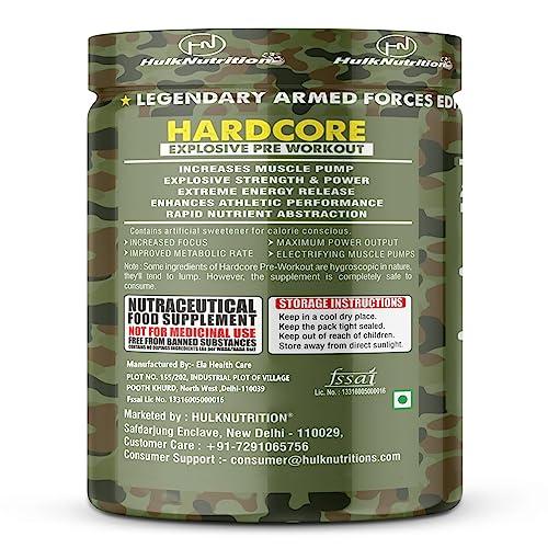 HulkNutrition Hulk Nutrition CITRULLINE, ARGININE, BETA ALANINE POWDER [30 Servings, Pina Colada] Free Gym Shaker Sipper Bottle