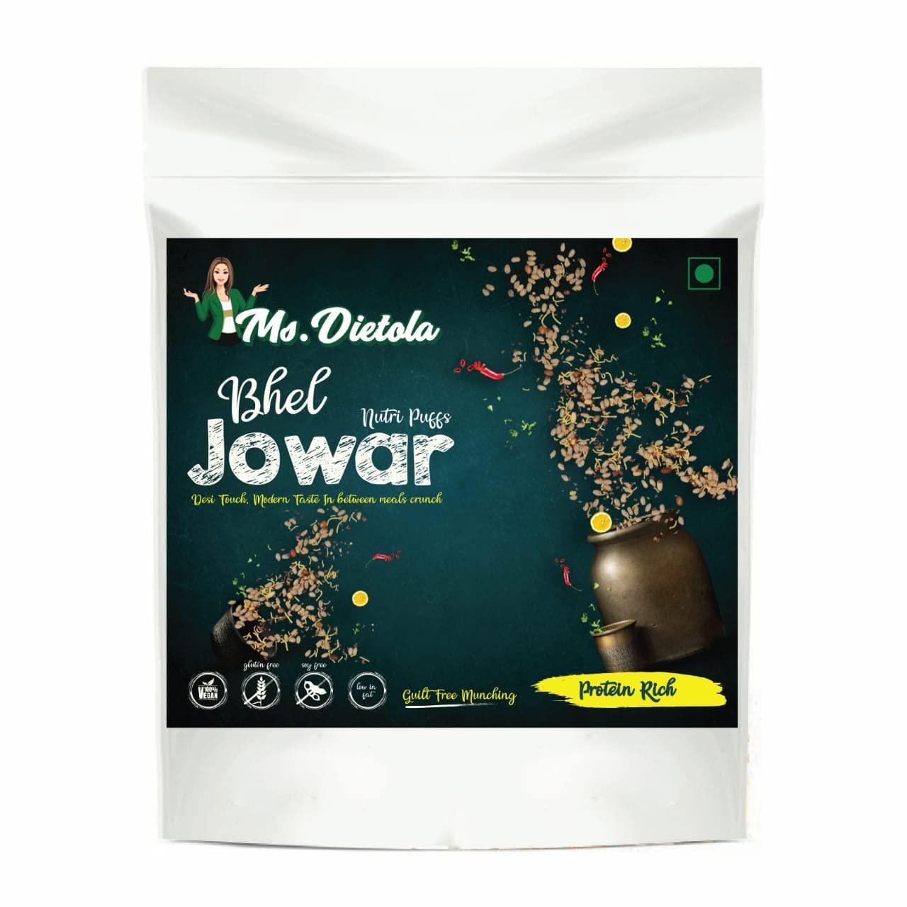 Dietola Dietola Roasted Jowar Chivda Indian Ready to Eat Healthy Snacks (200g) (Pack of 5)