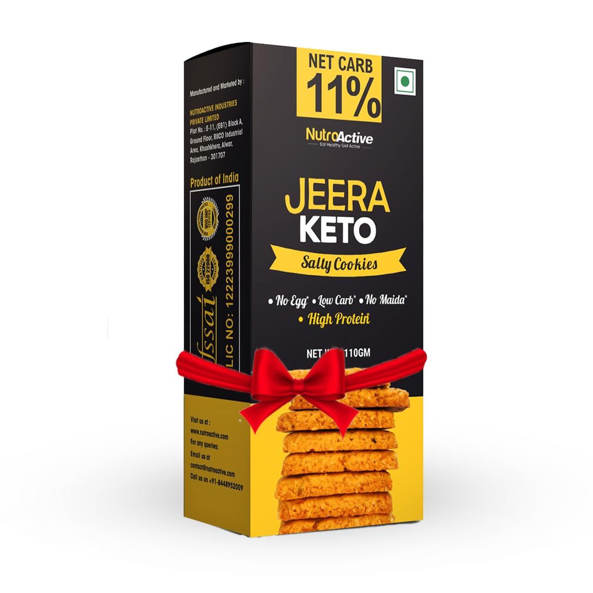 NutroActive NutroActive Keto Jeera Cookies Gift Pack - 110gm