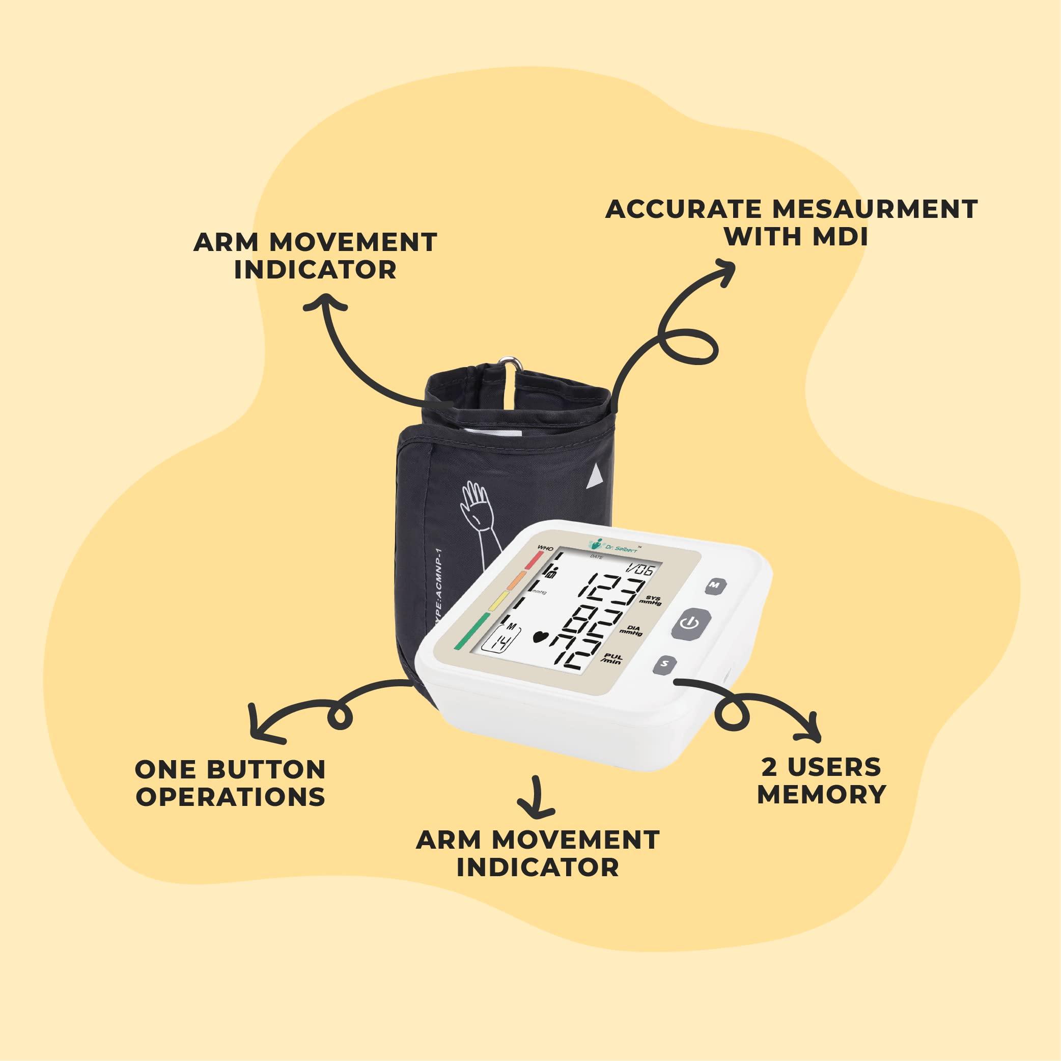 Dr. Seibert Dr.Seibert DSB-1 Blood Pressure Monitor Fully Automatic with USB Port And 3 year Warranty